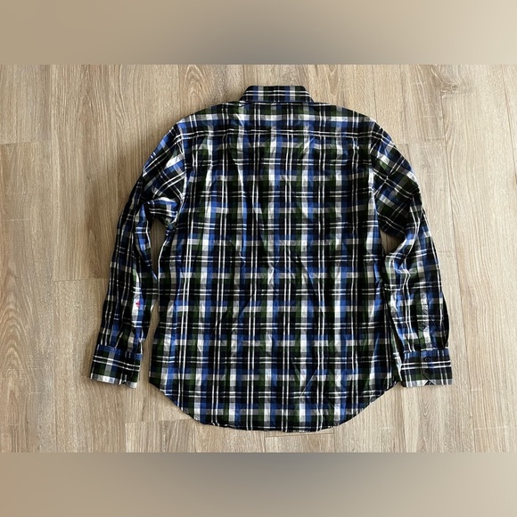 Robert Graham Men's PUTIGNANO Plaid Classic Fit Button-down Sports Shirt Medium - Picture 6 of 7